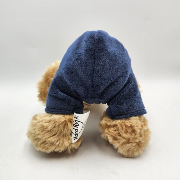 Hard Rock Hotel Tan Teddy Bear Plush Stuffed Animal 8in tall - Picture 7 of 7